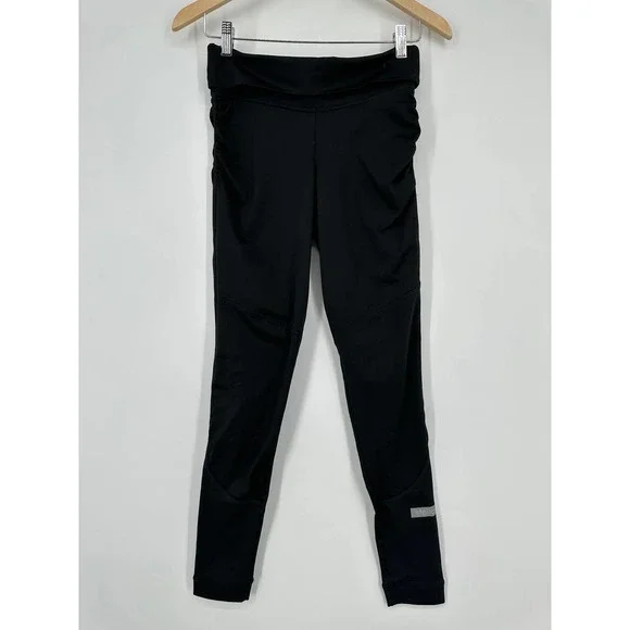 Adidas by Stella McCartney The Performance Fold-Over Full Length Leggings Black - Picture 5 of 13